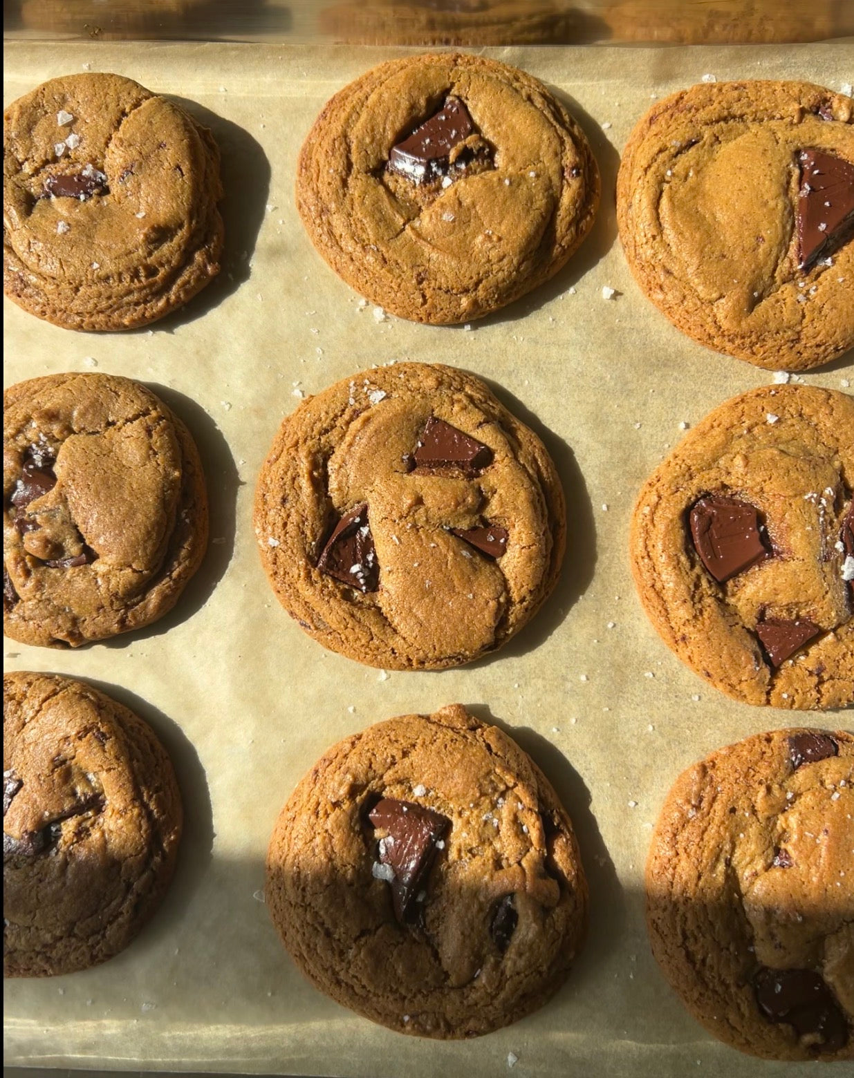 Organic Spring Salt Dark Chocolate Chunk Cookie
