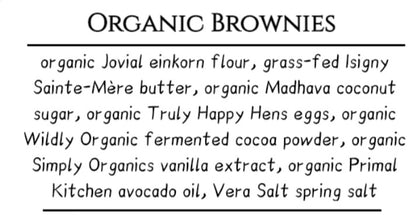 Organic Brownies